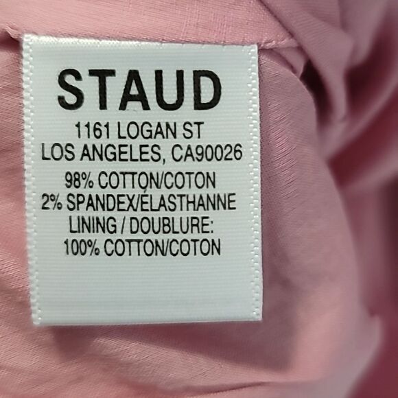 STAUD Faye Puff Sleeve Mini Dress Size XL - Picture 7 of 10